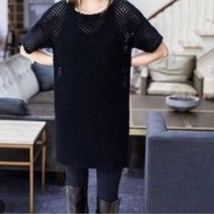 Emerson Fry Wool Open Weave Net Woven Tunic/Dress